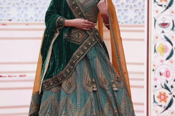 green-lehenga-choli