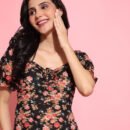 Stylish Above-Knee Women's Western Dress Ideal for Casual Everyday Wear