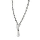 Accent Twisted Pendant In Silver- 925 Sterling Silver