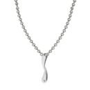 Accent Twisted Pendant In Silver- 925 Sterling Silver