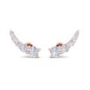 Dainty Rose Gold Ear Climbers