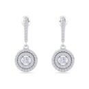 Angelic Drizzle Drop Earrings In Silver - 925 Sterling Silver