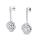 Angelic Drizzle Drop Earrings In Silver - 925 Sterling Silver