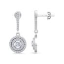 Angelic Drizzle Drop Earrings In Silver - 925 Sterling Silver