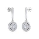 Angelic Drizzle Drop Earrings In Silver - 925 Sterling Silver