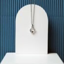 Lucky Horseshoe Love Pendant In Sterling 925 Silver- 18k Rose Gold Plated