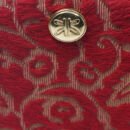 RI2K Genuine Leather Red With Lazer Cut Leather Zip Around Purse