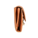 RI2K Women Genuine Leather Wine Zip Around Purse