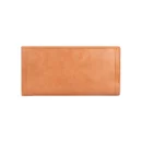 RI2K Women Genuine Leather Wine Zip Around Purse
