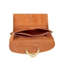 RI2K Women Genuine Leather Wine Zip Around Purse