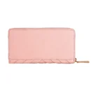 RI2K Women Genuine Leather Pink Zip Around Purse