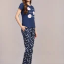 Printed Top with Elastic Waistband shorts