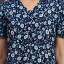 Printed Bottoned Top with Elastic Waistband Shorts