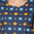 Printed T-Shirt with Elastic Waistband Shorts