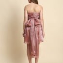 Premium Glamour Short Western Dress for women in Gimmy Choo Fabric for Parties