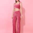 Velvet Fabric Co ords set
