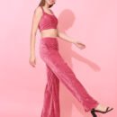 Velvet Fabric Co ords set
