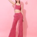 Velvet Fabric Co ords set