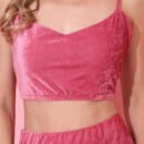 Velvet Fabric Co ords set