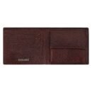 Hiroshi Leather Brown Bi Fold Wallet