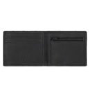 Hiroshi Genuine Leather Tokyo Collection Black Bi Fold Wallet