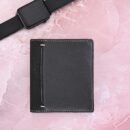 Hiroshi Genuine Leather Aaron Collection Grey Bi Fold Wallet