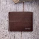 Hiroshi Leather Brown Bi Fold Wallet