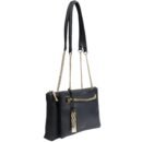 RI2K Women Maya Genuine Leather Black Sling Bag