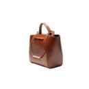 RI2K Calle Brown Leather Shoulder Handbag