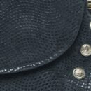 RI2K Genuine Leather Black Acrossbody Bag