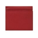 Hiroshi Genuine Leather Ladies Bi Fold Compact Red Purse
