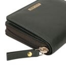 Hiroshi Genuine Leather Ladies Multipurpose Green Purse