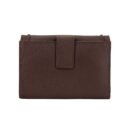 Hiroshi Genuine Leather Ladies Multipurpose Brown Purse