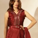 Women's Silk Blend Draped
